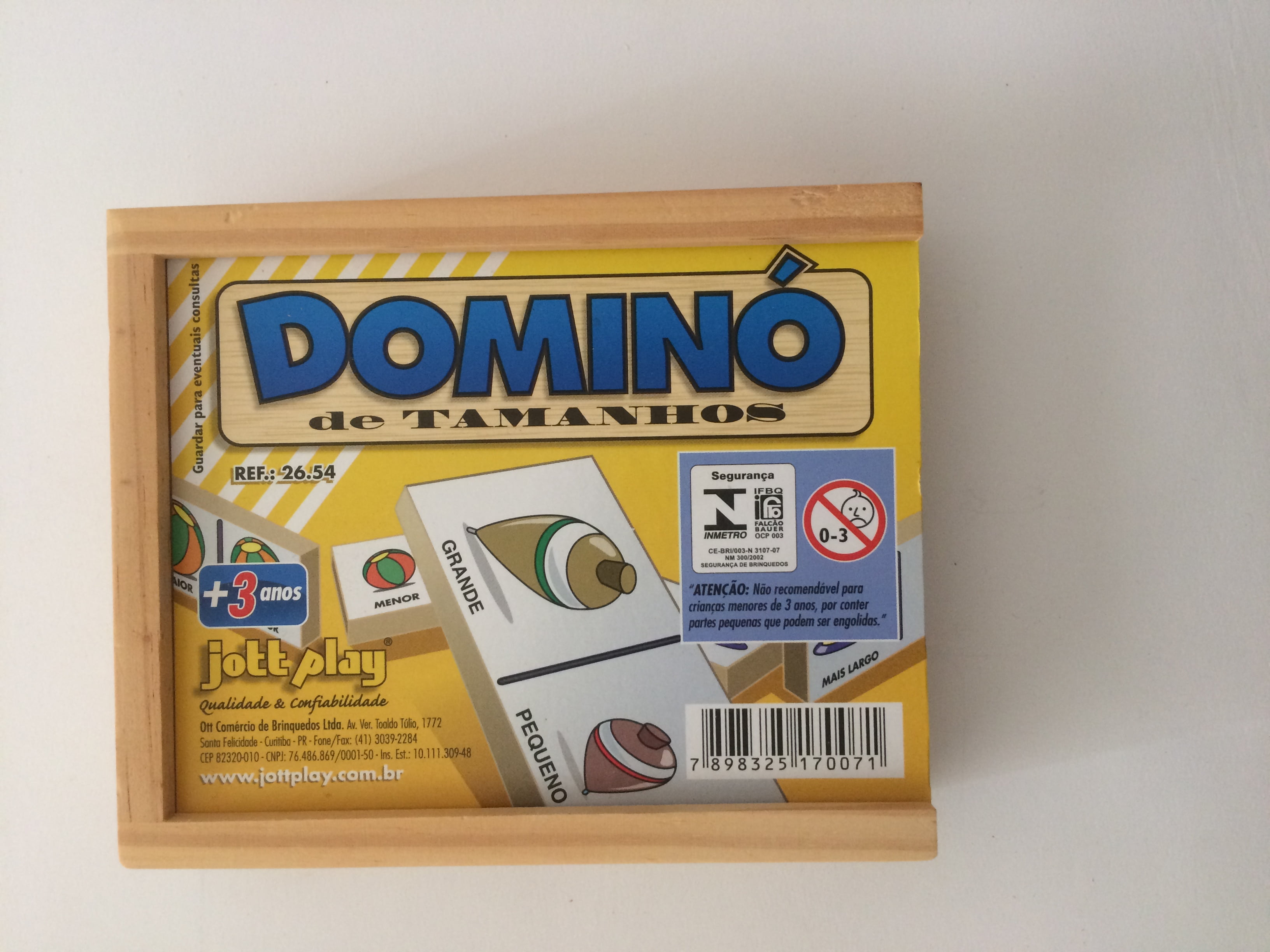 Domino de Tamanhos
